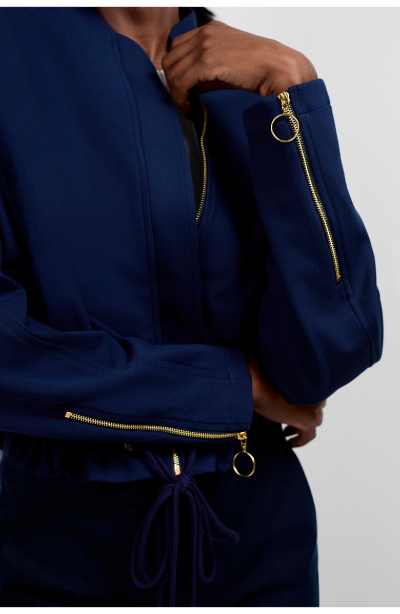 Trina Turk Vignetta Jacket, Alternate, color, Ink