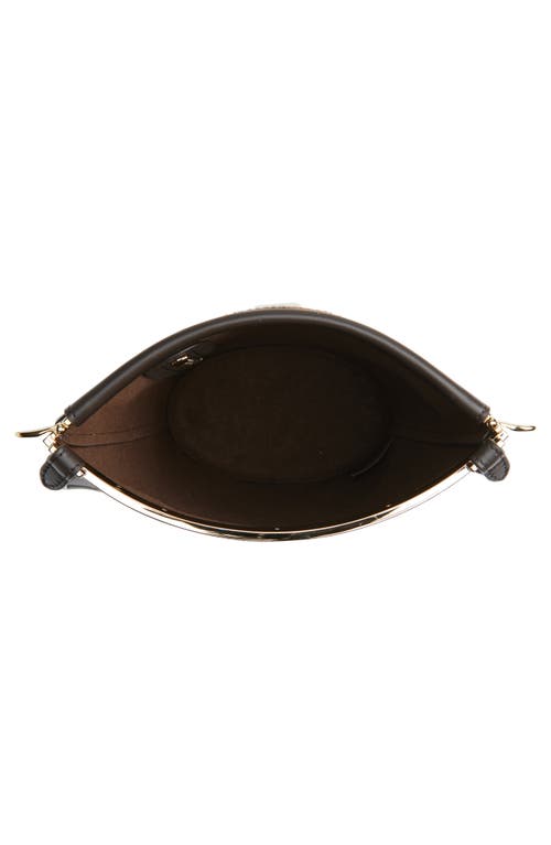 Tod's Mini Magenta Bag Genuine Calf Hair Bucket Bag In Brown