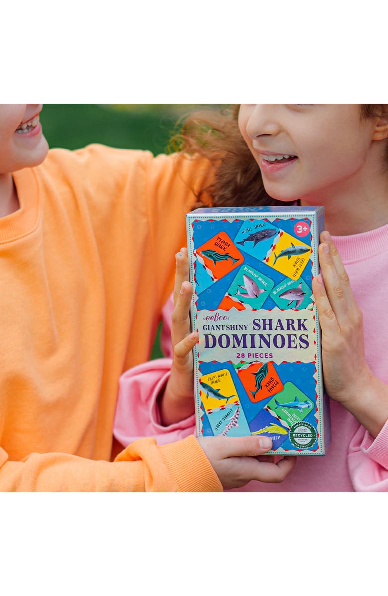 eeBoo Shark Dominos, Alternate, color, Multi