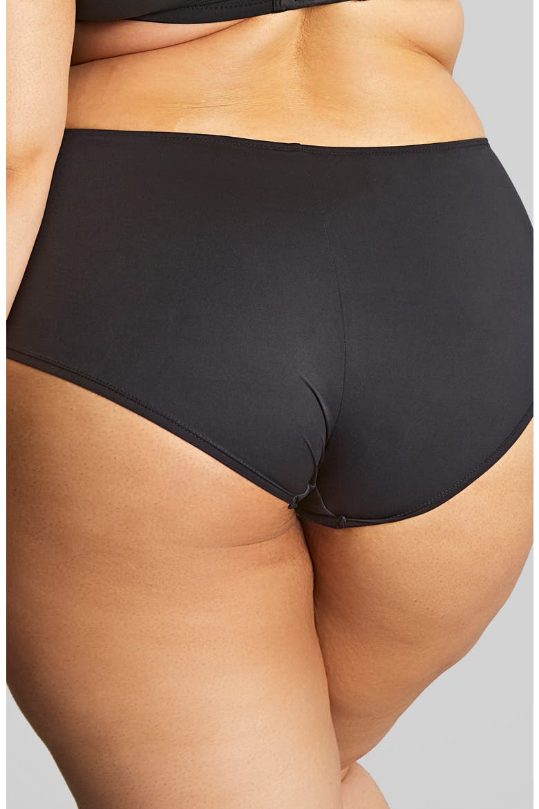 Bliss Cheeky Briefs, Alternate, color, NOIR