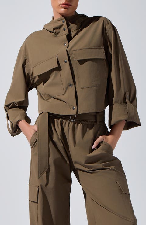 Ava Crop Performance Jacket