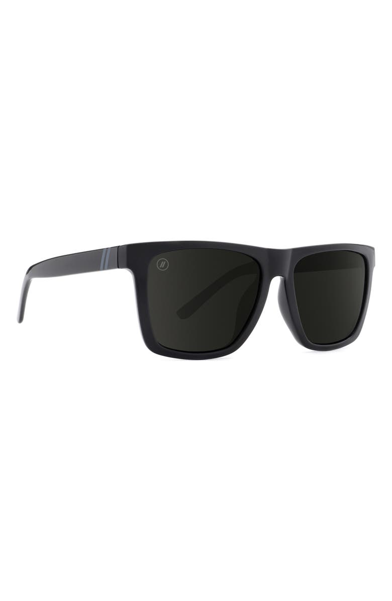 Blenders Eyewear 54mm Romeo Polarized Square Sunglasses, Alternate, color, Blackjacket