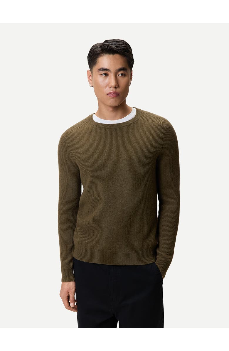 Gobi Cashmere Men's Ribbed Cashmere Sweater, Alternate, color, Cub
