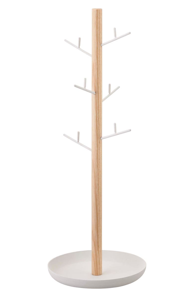 Yamazaki Jewelry/Accessory Storage Stand, Main, color, White