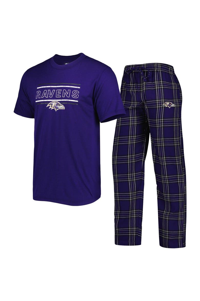 CONCEPTS SPORT Men's Concepts Sport Purple/Black Baltimore Ravens Badge ...
