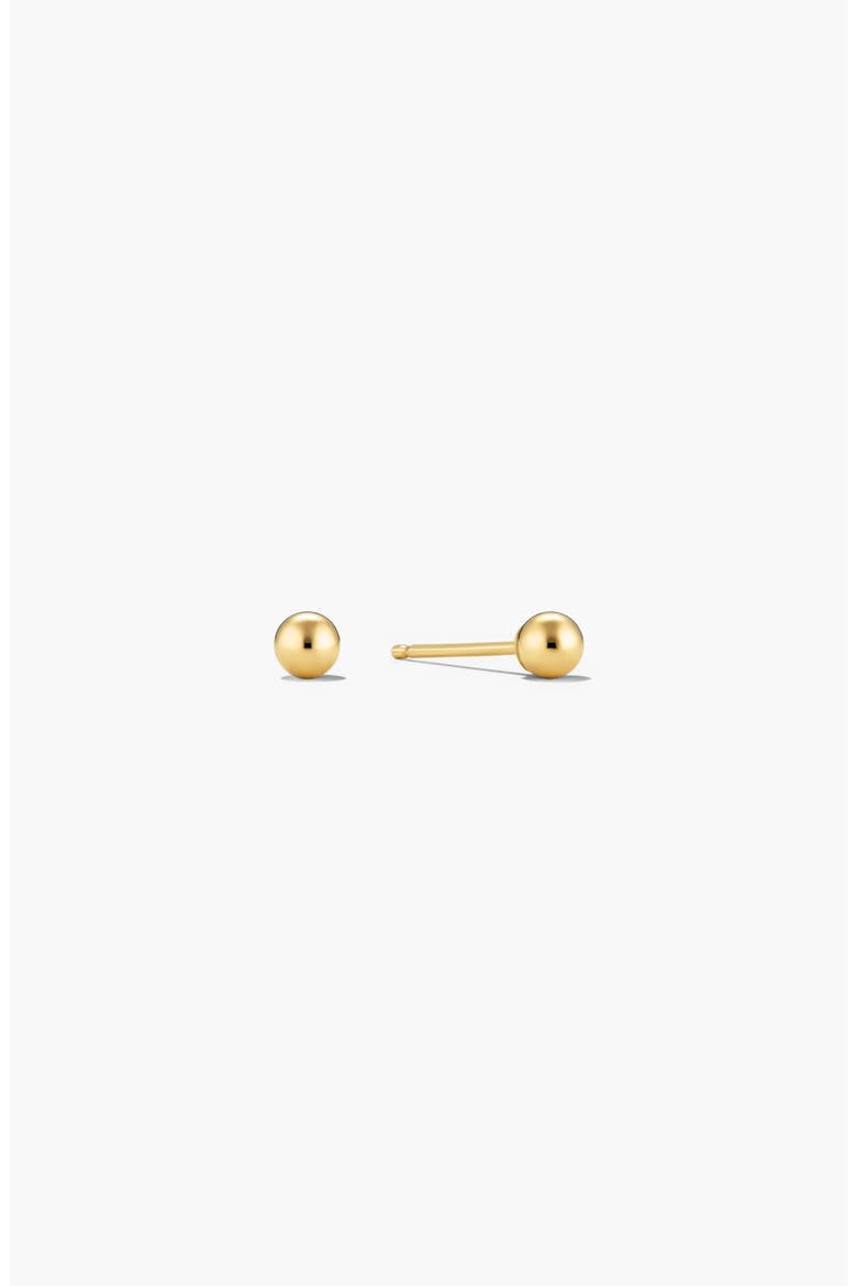 Sphere Stud Earrings, Main, color, Yellow Gold