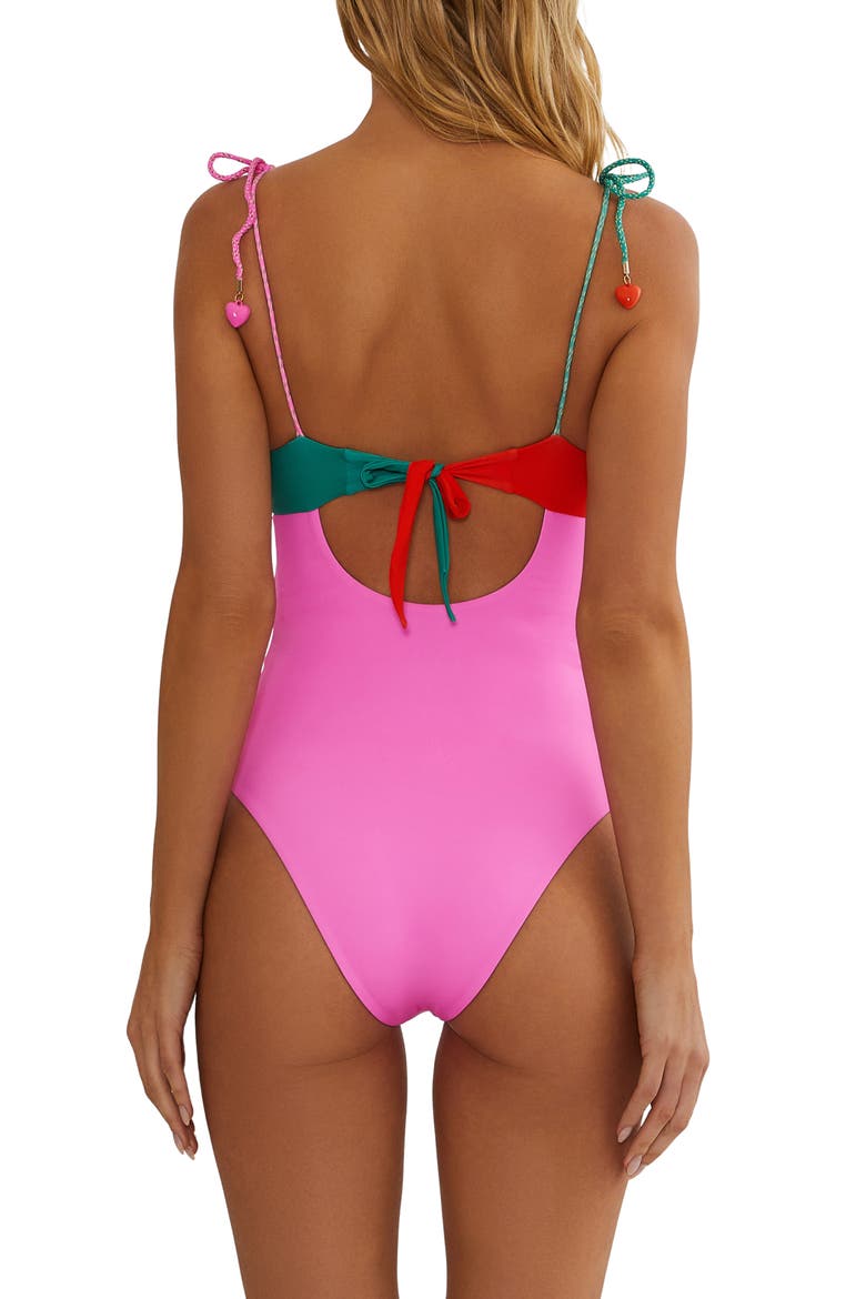 Belen Colorblock One Piece Swimsuit, Alternate, color, CABO COLORBLOCK
