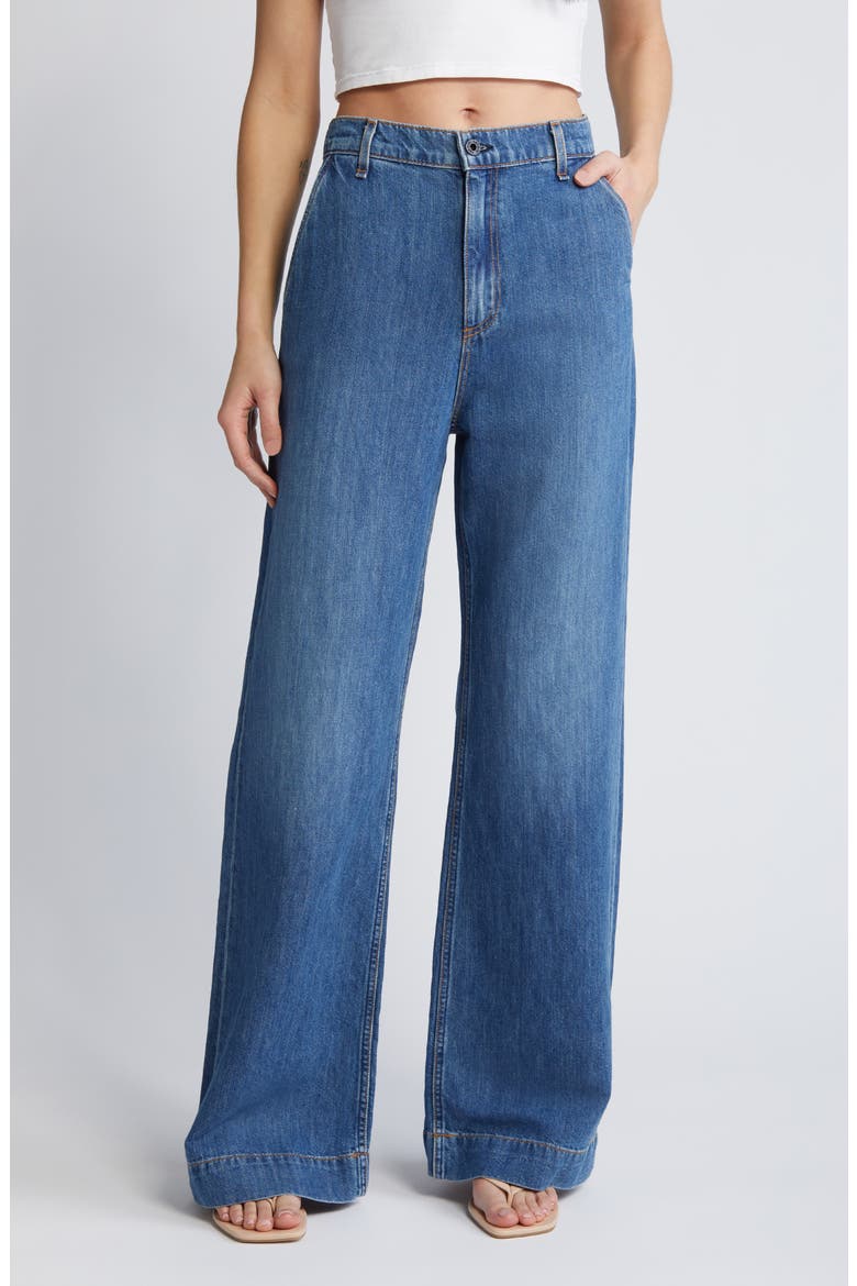 Wide Leg Jeans, Main, color, RAMBLER