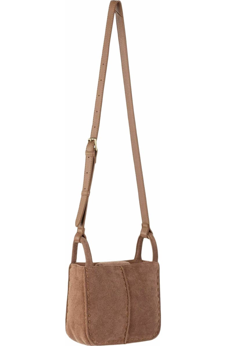 The Sak Los Feliz Small Crossbody Bag, Alternate, color, Tobacco Suede