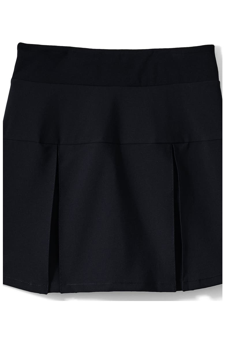 School Uniform Girls Performance Pleated Skort Above the Knee, Alternate, color, Black