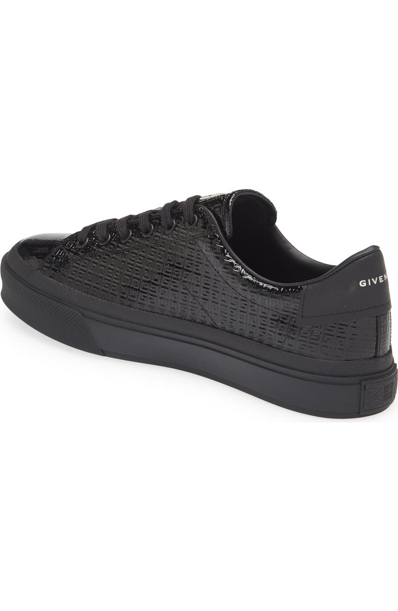 Givenchy City Sport 4G Debosssed Leather Sneaker, Alternate, color,