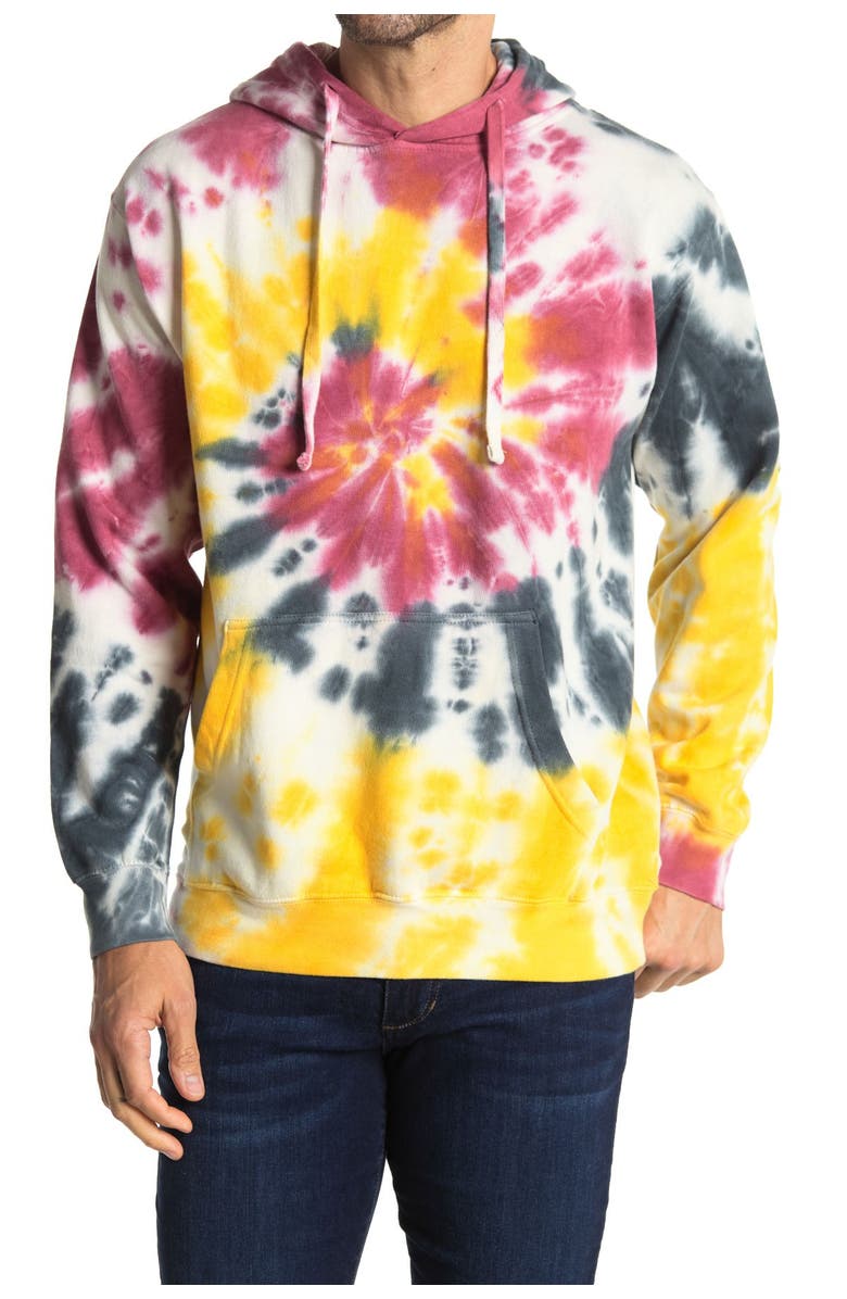 Original Paperbacks Spiral Tie-Dye Hoodie, Main, color, 