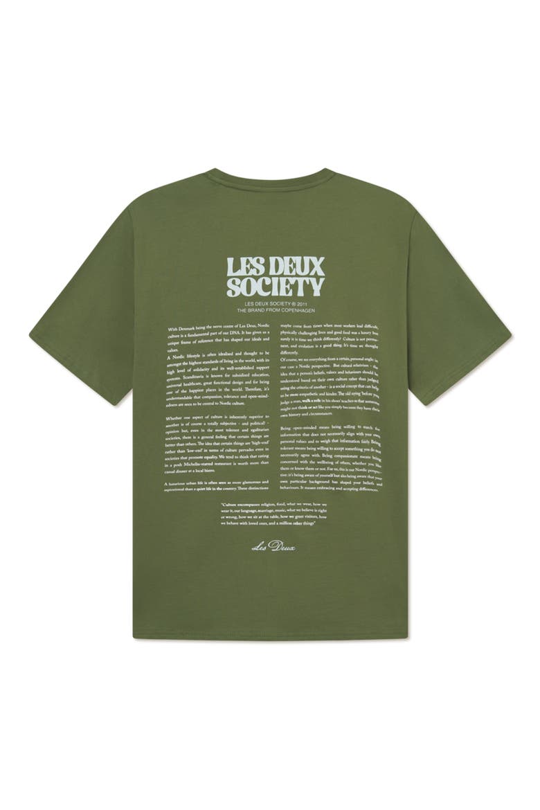 Society Graphic T-Shirt, Alternate, color, CHIVE GREEN/ SMOKE GREEN