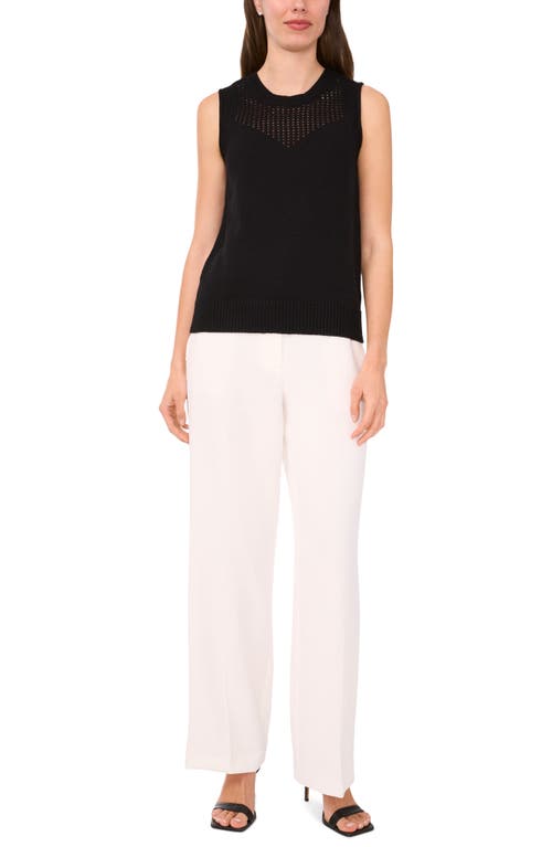 Halogenr Halogen(r) Open Stitch Sleeveless Sweater