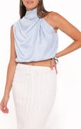 Petal & Pup Cinzia One-Shoulder Crop Top