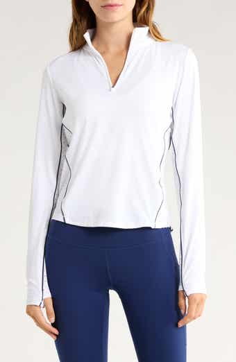 YOGALICIOUS Interlock Serve It Up Tennis Pullover