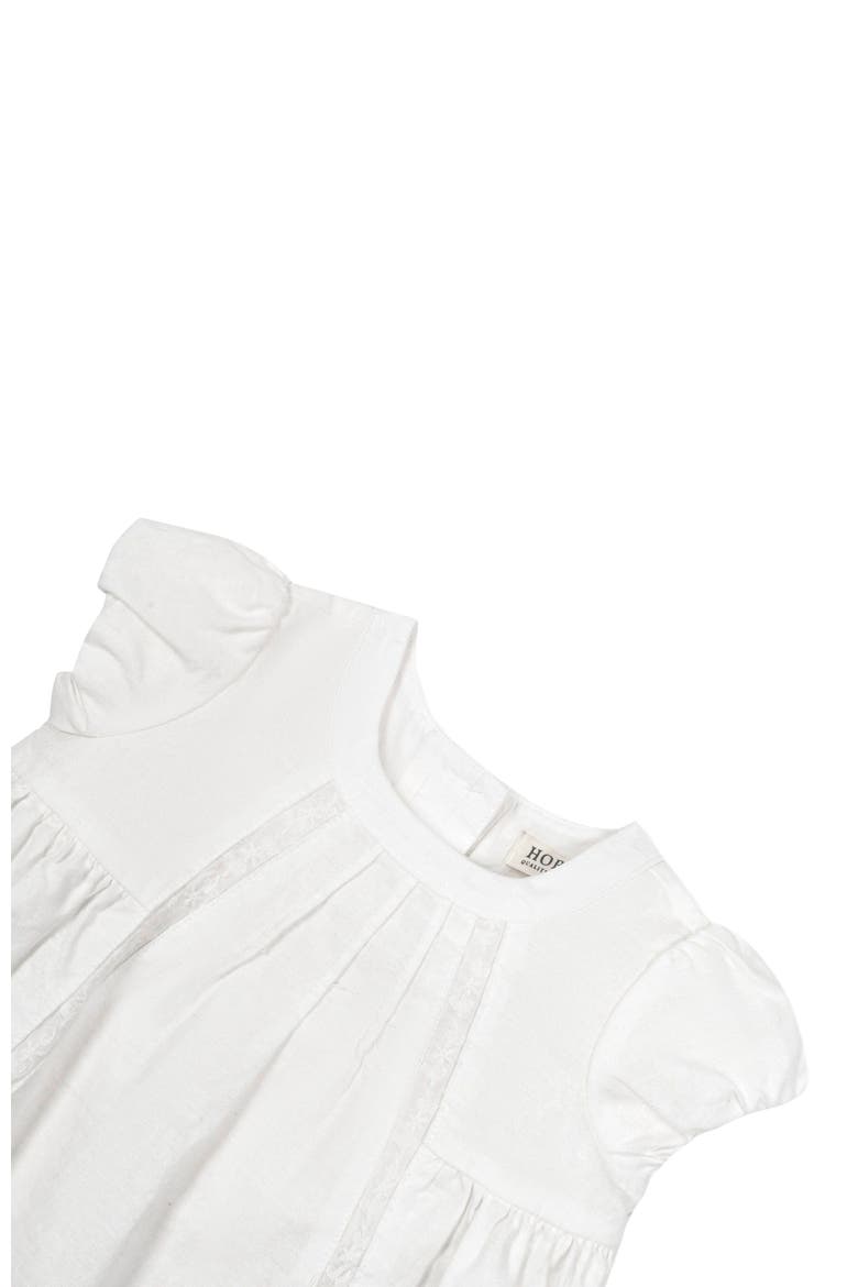 Baby Special Occasion Linen Pintuck Dress, Infant, Alternate, color, Soft White Pintuck