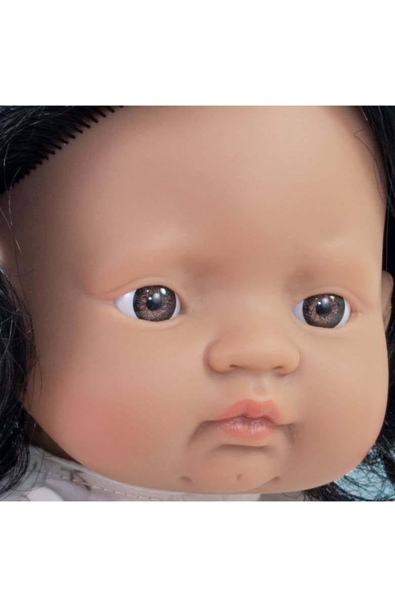 Miniland My Friends and Me Collection Hispanic Baby Girl Doll with Black Hair - 15", Alternate, color, Brown