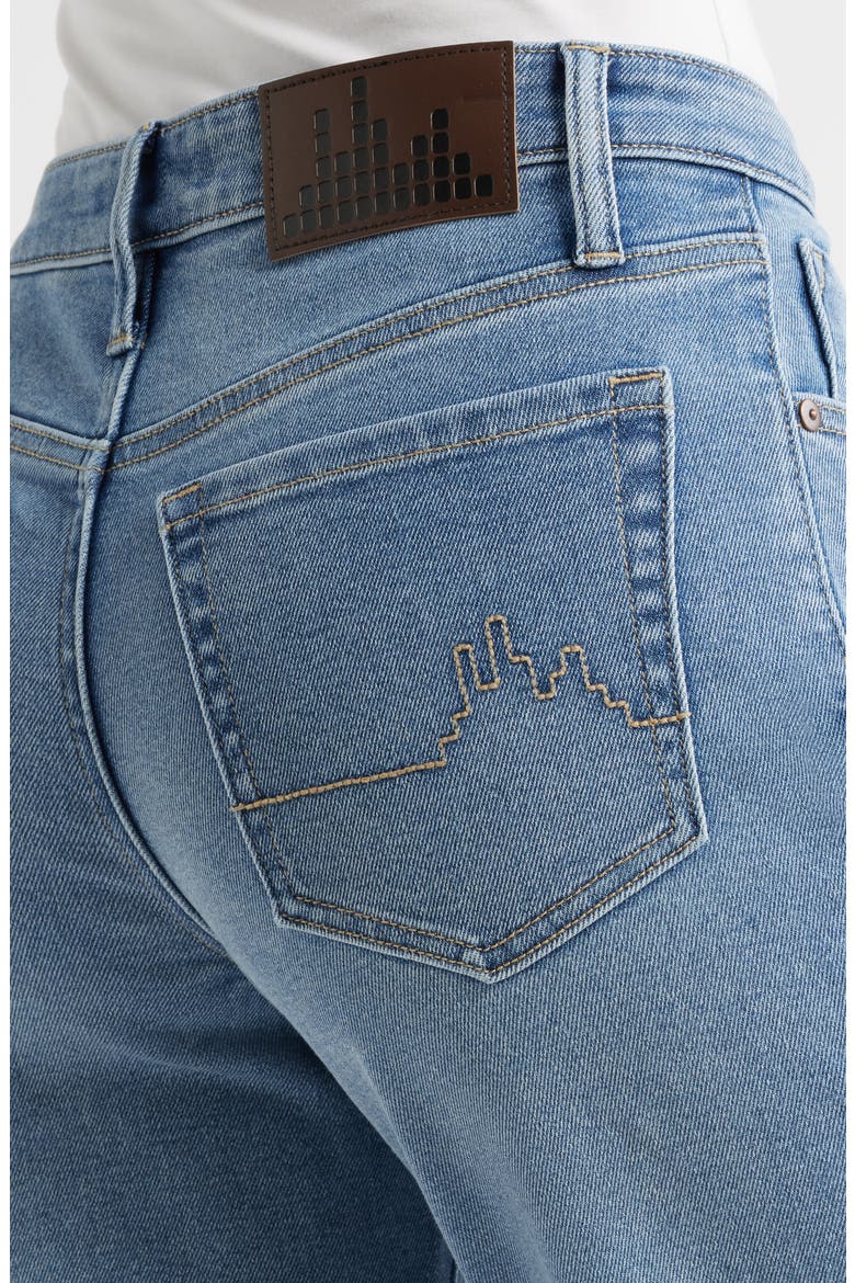 Dover Crop Straight Leg Jeans, Alternate, color, LIGHT AGED WASH
