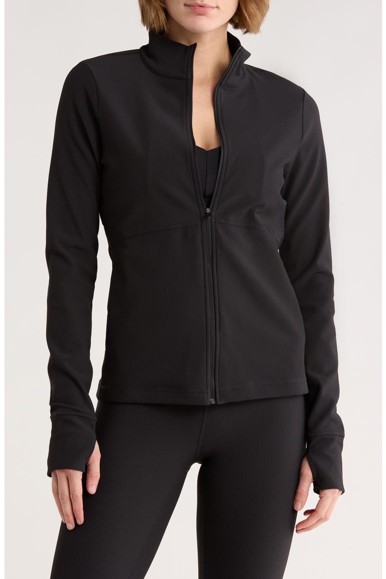 Perform Rib Jacket, Main, color, BLACK