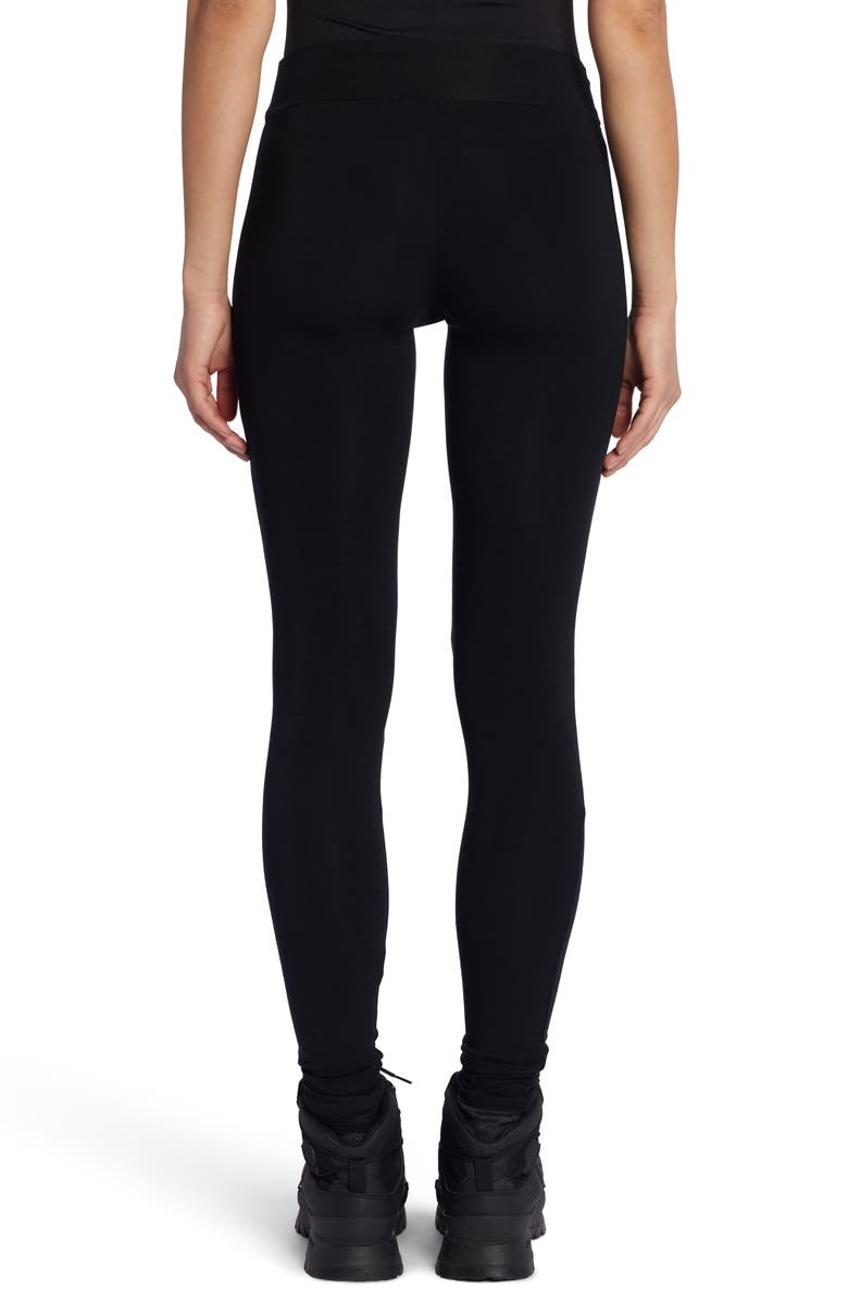 Moncler Grenoble Logo Patch High Waist Leggings, Alternate, color, 