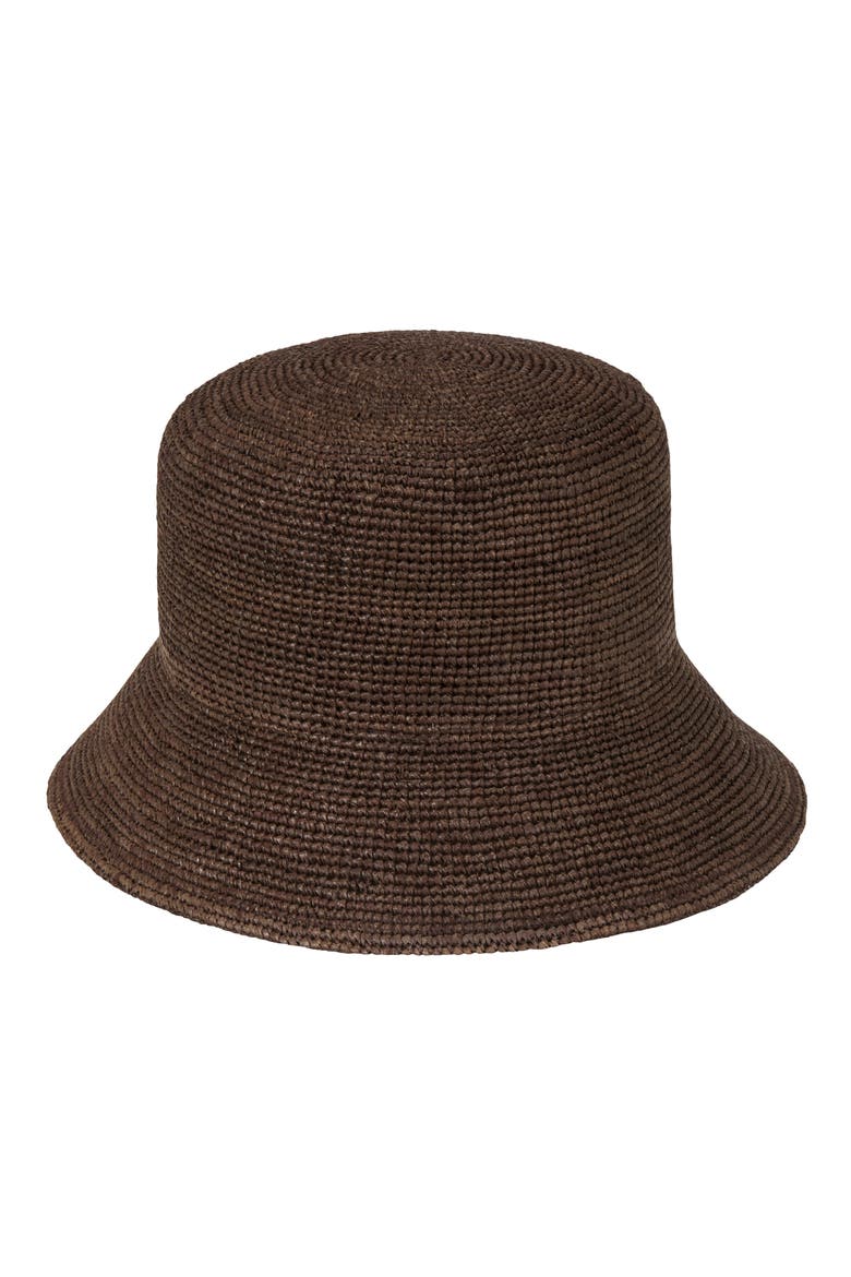 The Inca Raffia Bucket Hat, Main, color, COCO