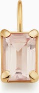 Oradina 14K Gold Date Me Birthstone Pendant Charm