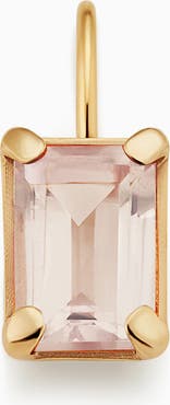 Oradina 14K Gold Date Me Birthstone Pendant Charm