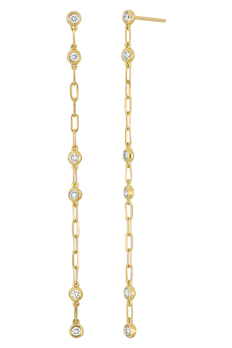 Varda Diamond Drop Earrings, Main, color, 18K YELLOW GOLD