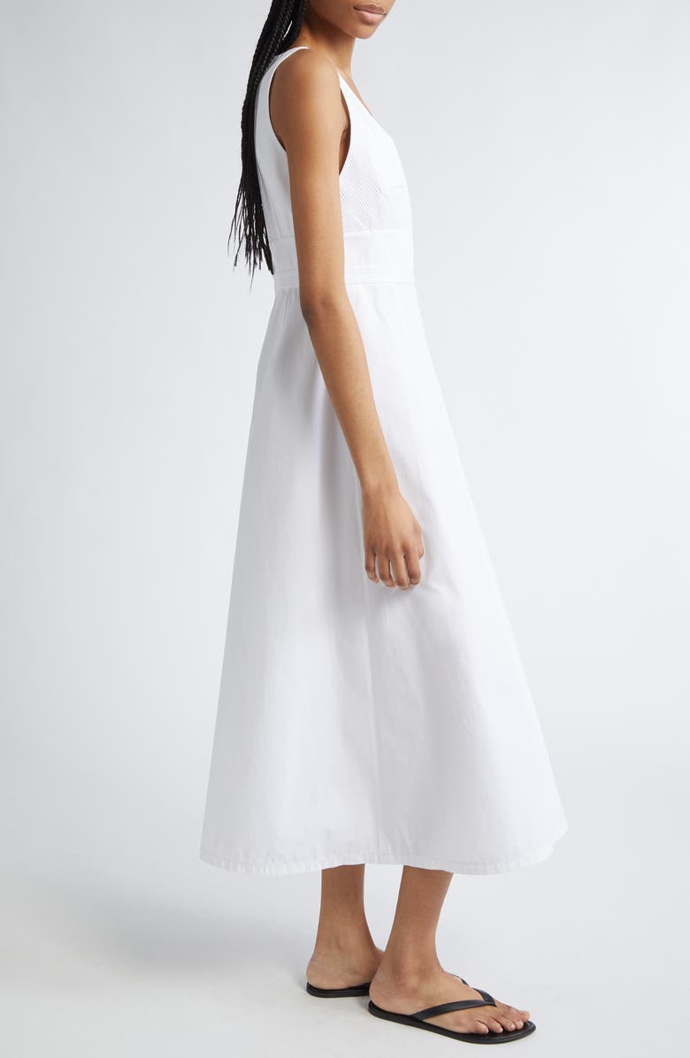 PARTOW Camden Cotton Poplin Midi Dress, Alternate, color, 