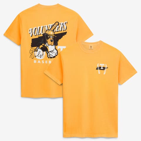 Men's Tennessee Orange Tennessee Volunteers Drawn Mascot Baseball T-Shirt