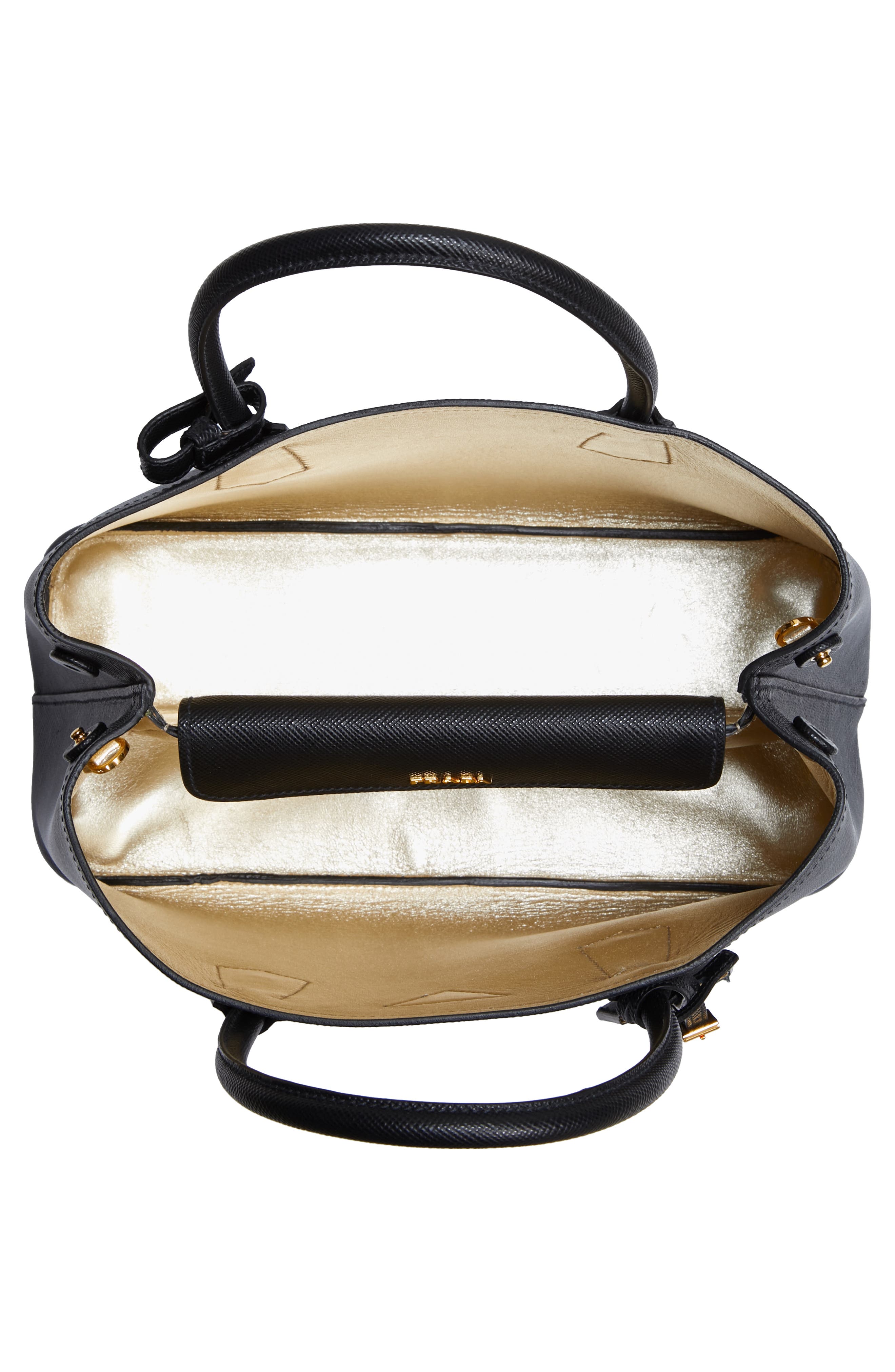 Prada Double Medium Saffiano Leather Tote, Alternate, color, 