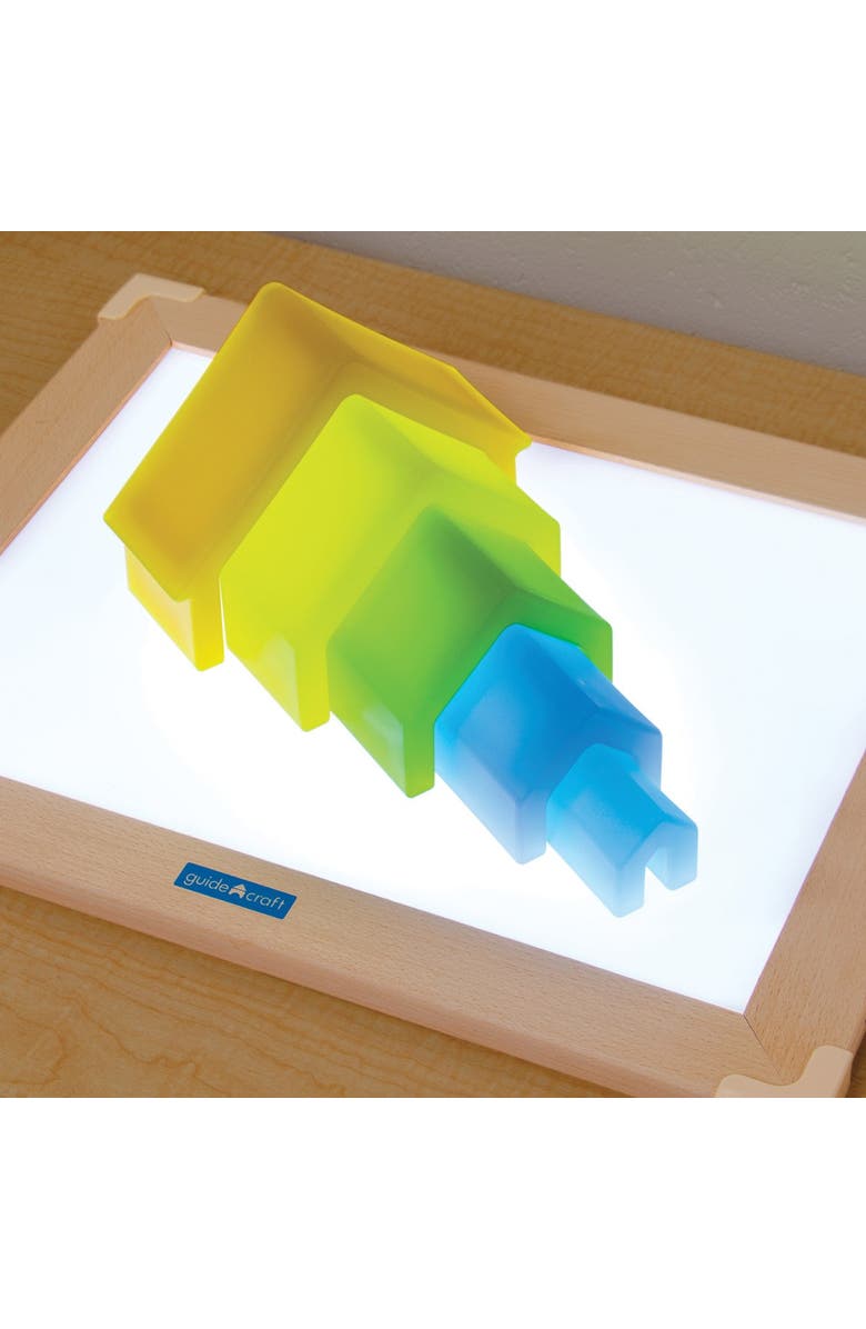 Kaplan Early Learning Company Discovery Stackers - Natural House - 5 Pieces, Alternate, color, Natural