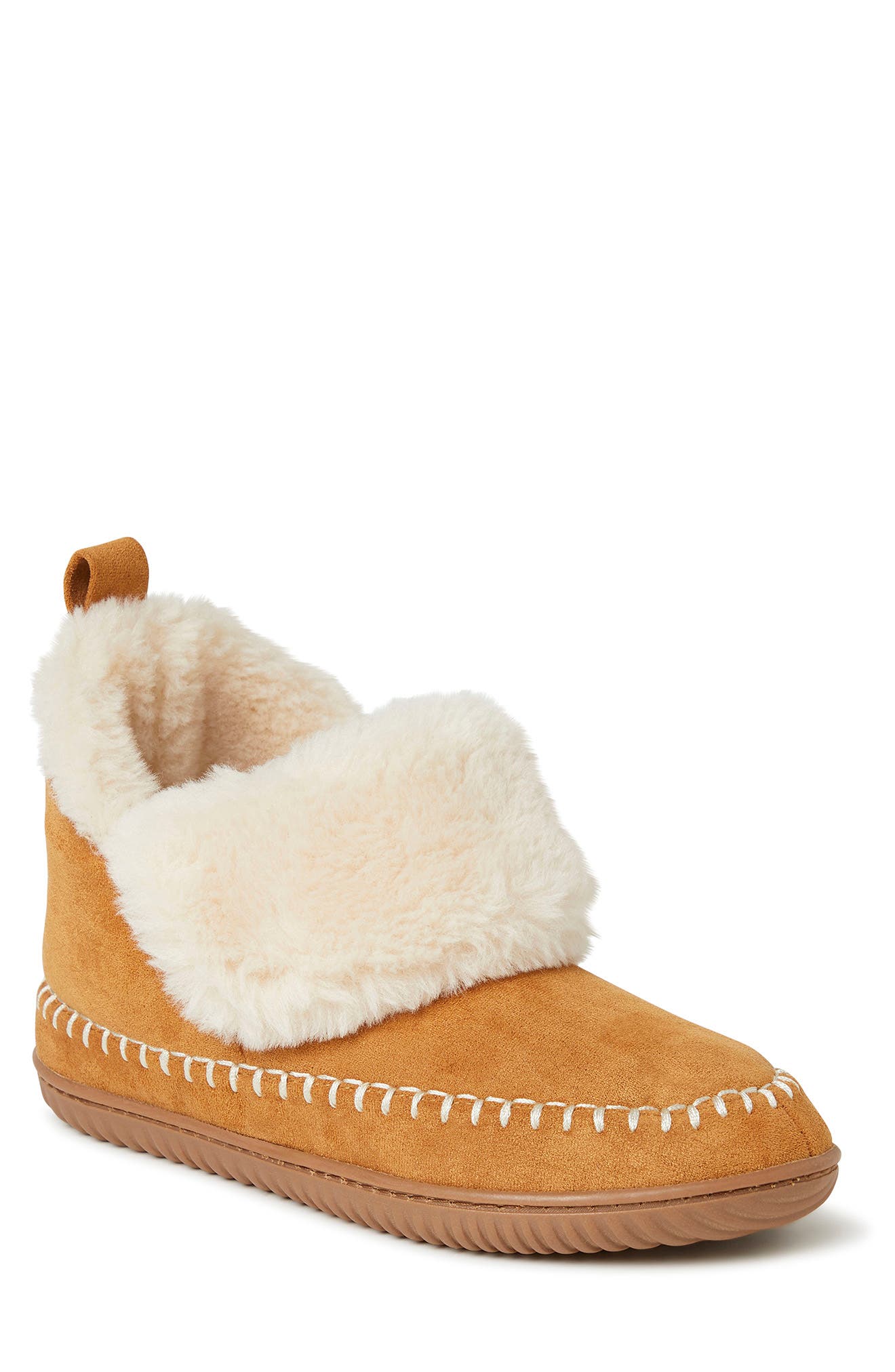 Moritz Bootie Slipper, Alternate, color, WHISKEY