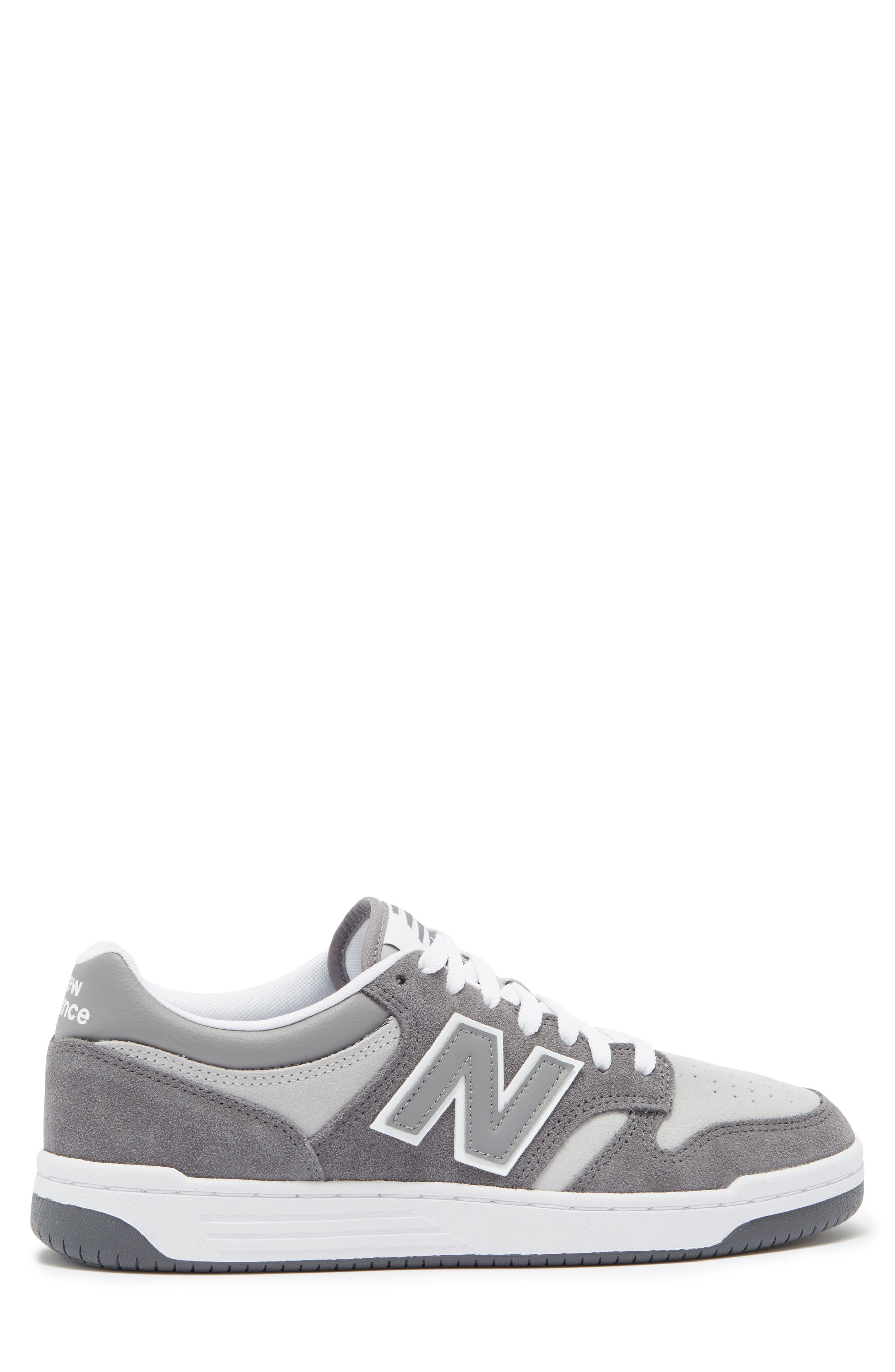 New Balance 480 Basketball Sneaker, Alternate, color, Castlerock/ Shadow Grey
