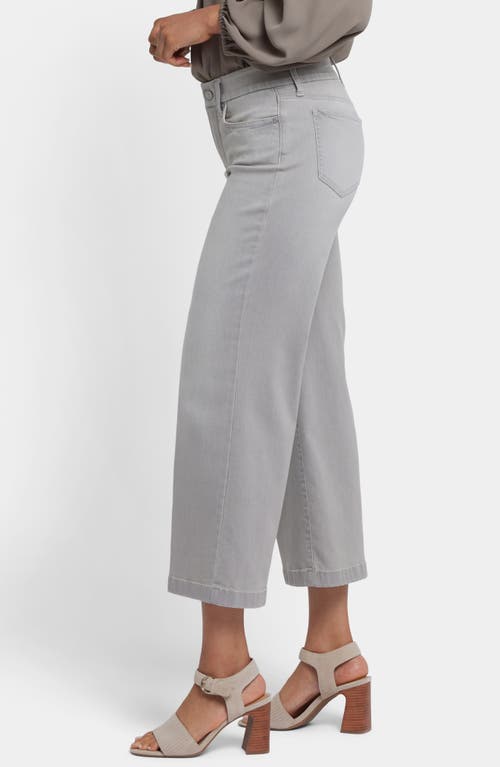 Nydj Teresa Waist Match Ankle Wide Leg Jeans In Grenada Mist