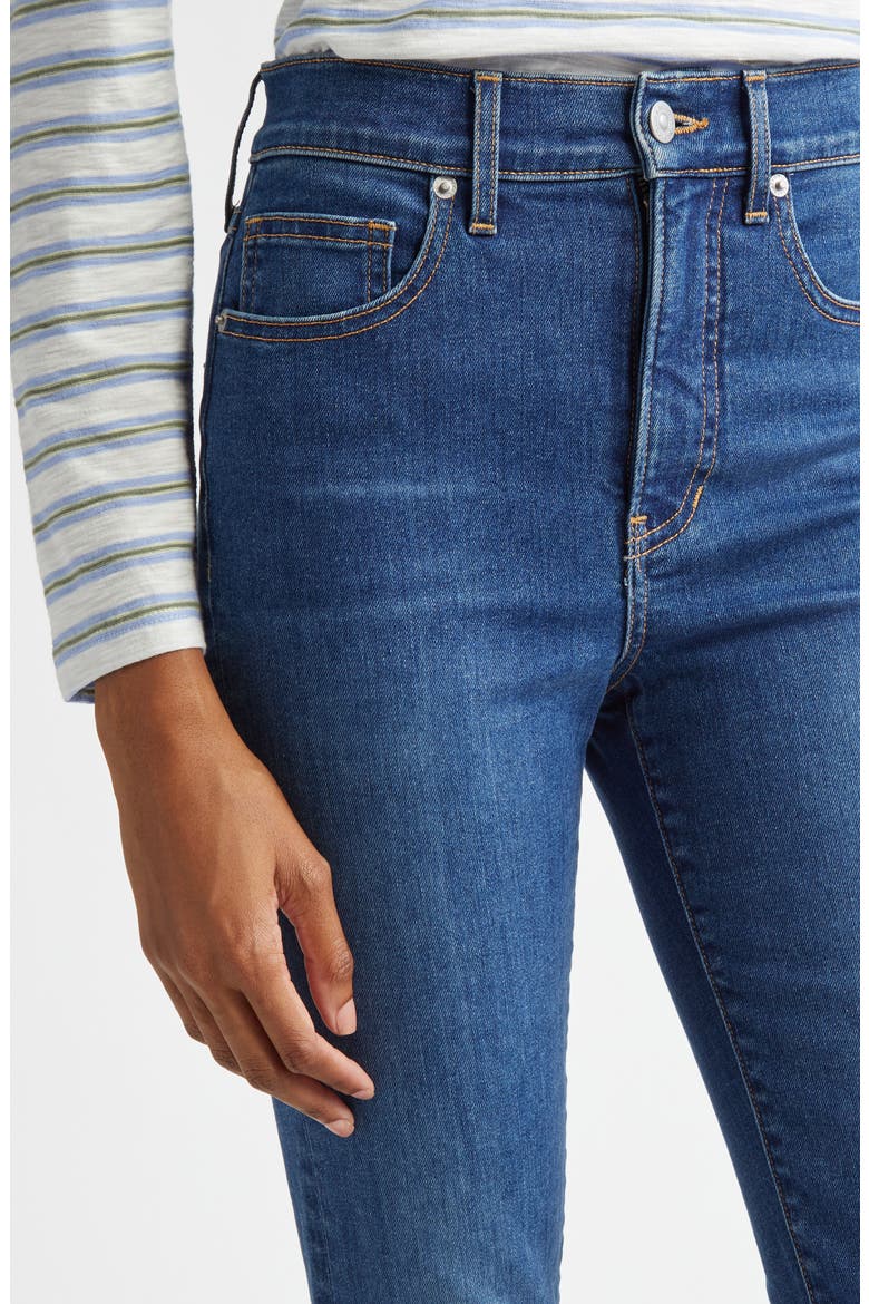 Carson Ankle Flare Jeans, Alternate, color, BRIGHT BLUE