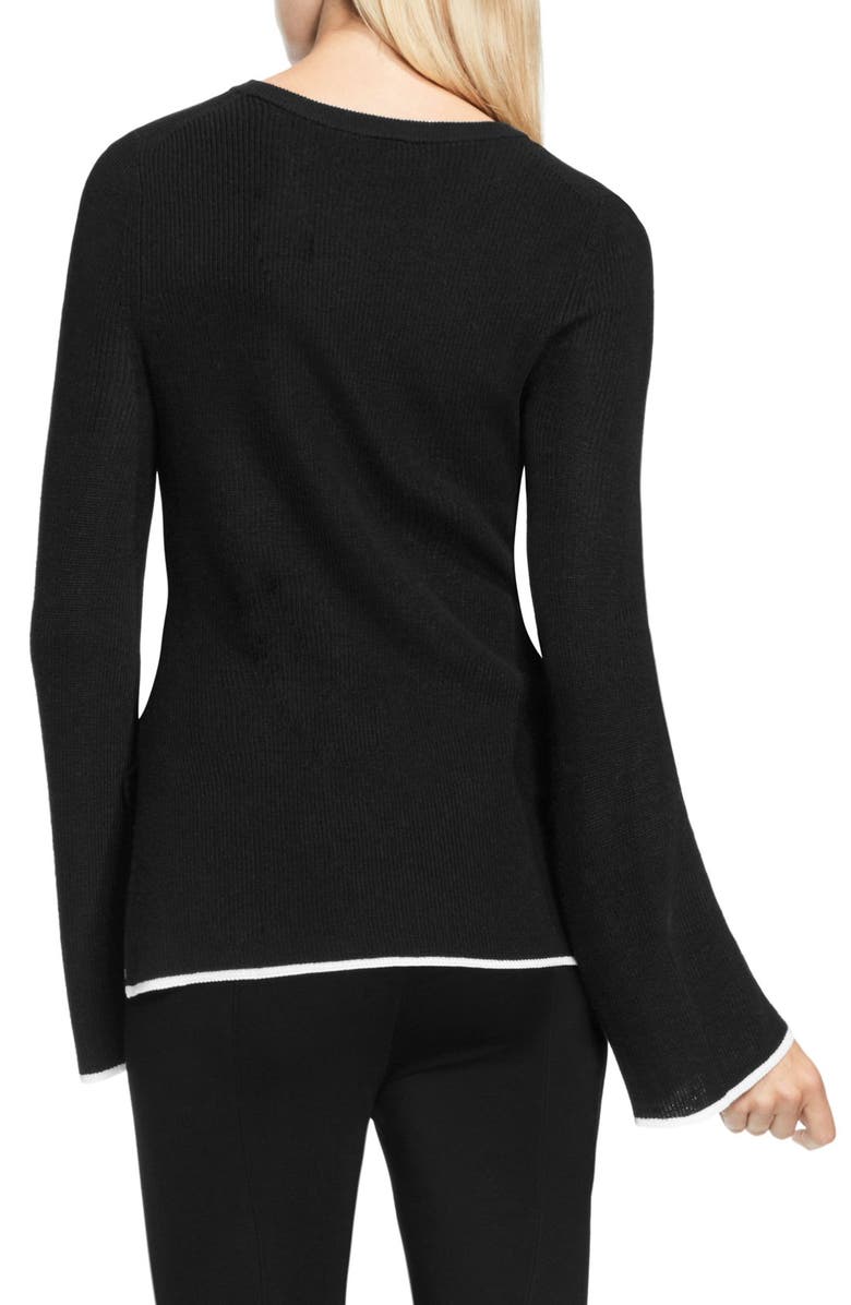 Vince Camuto Bell Sleeve Sweater, Alternate, color, 