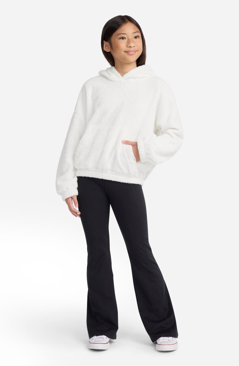 abercrombie kids Kids' Cozy Fleece Hoodie, Alternate, color, Jet Stream