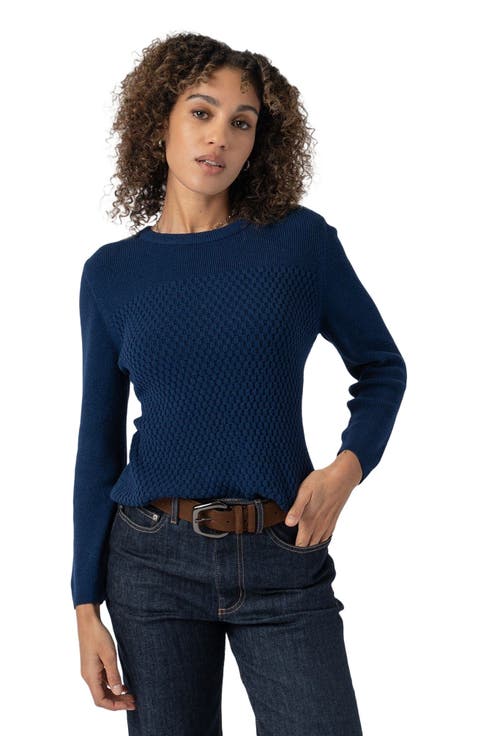 Honeycomb Rib Sweater