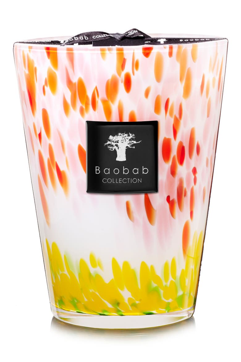 Eden Garden Glass Candle, Main, color, GREEN