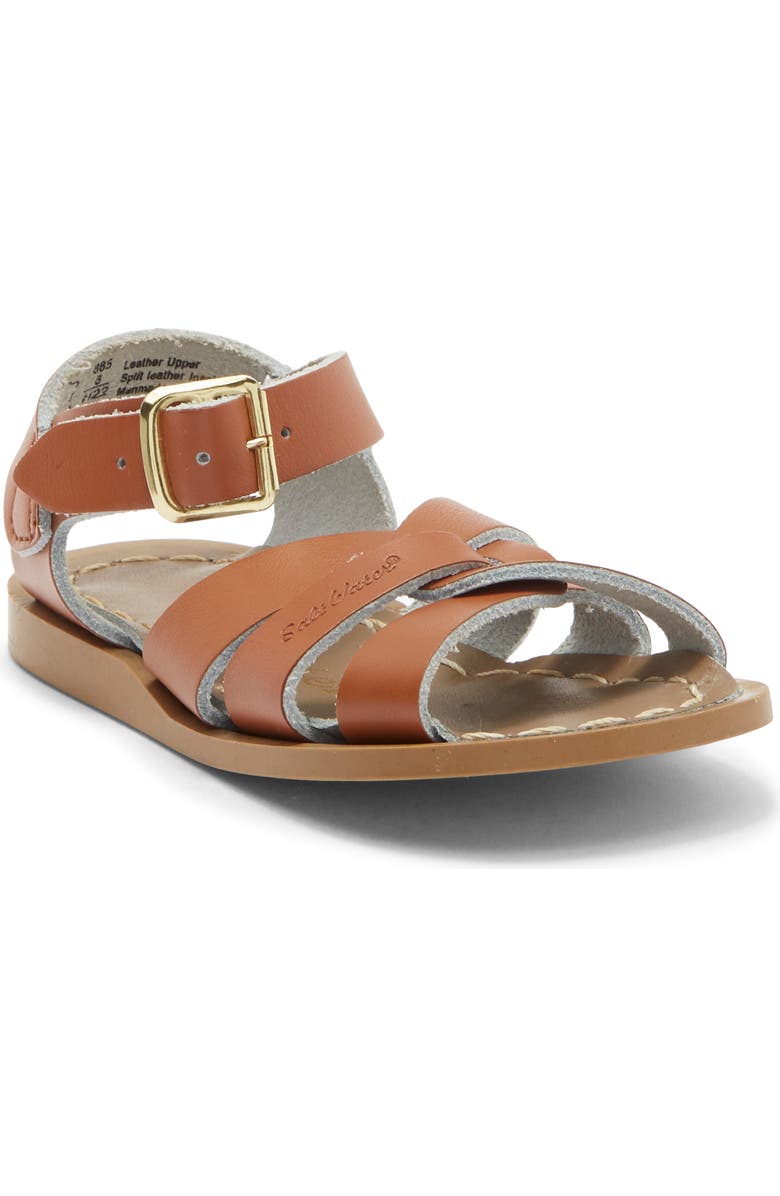 Salt Water Sandals by Hoy Kids' Salt Water Ankle Strap Sandal, Main, color, Tan