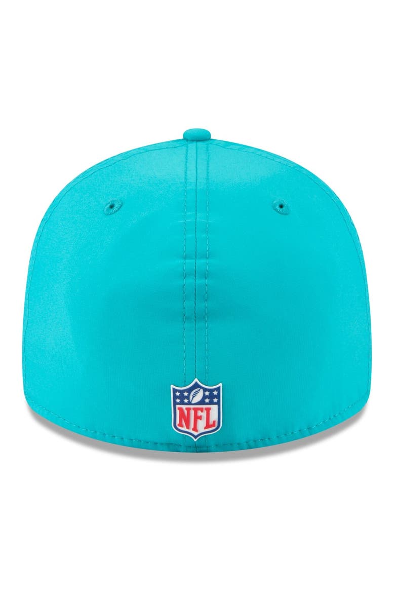 Men's New Era Aqua Miami Dolphins 2025 Sideline  Retro Crown 59FIFTY Fitted Hat, Alternate, color, Aqua