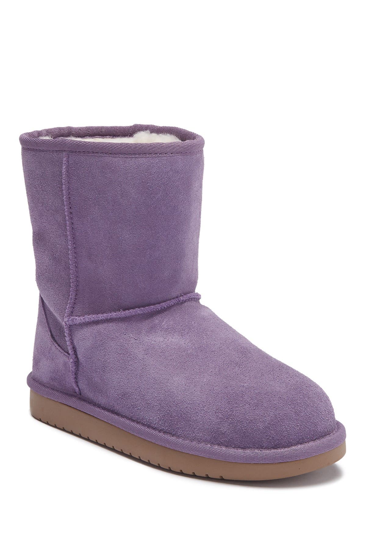 Koolaburra by UGG Faux Fur Lined Suede Short Boot, Main, color, MGRP