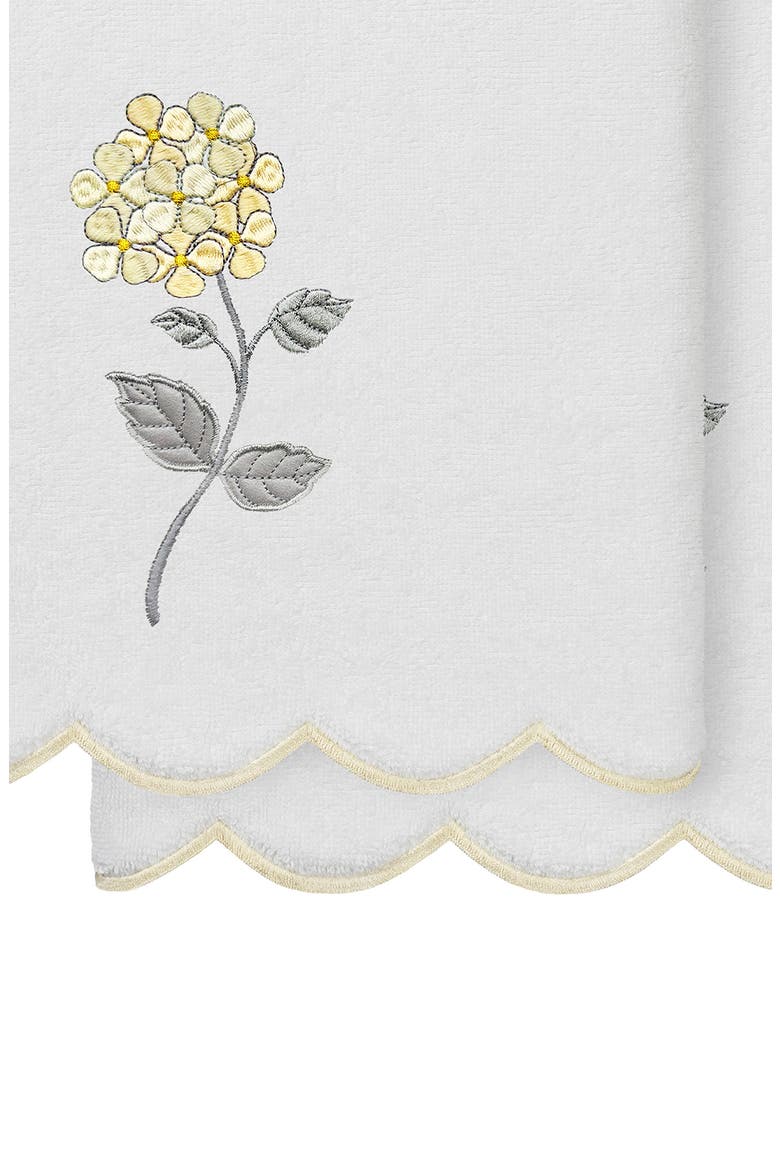 Hydea Scallop Pack of 2 Bath Towels, Alternate, color, WHITE/ BEIGE
