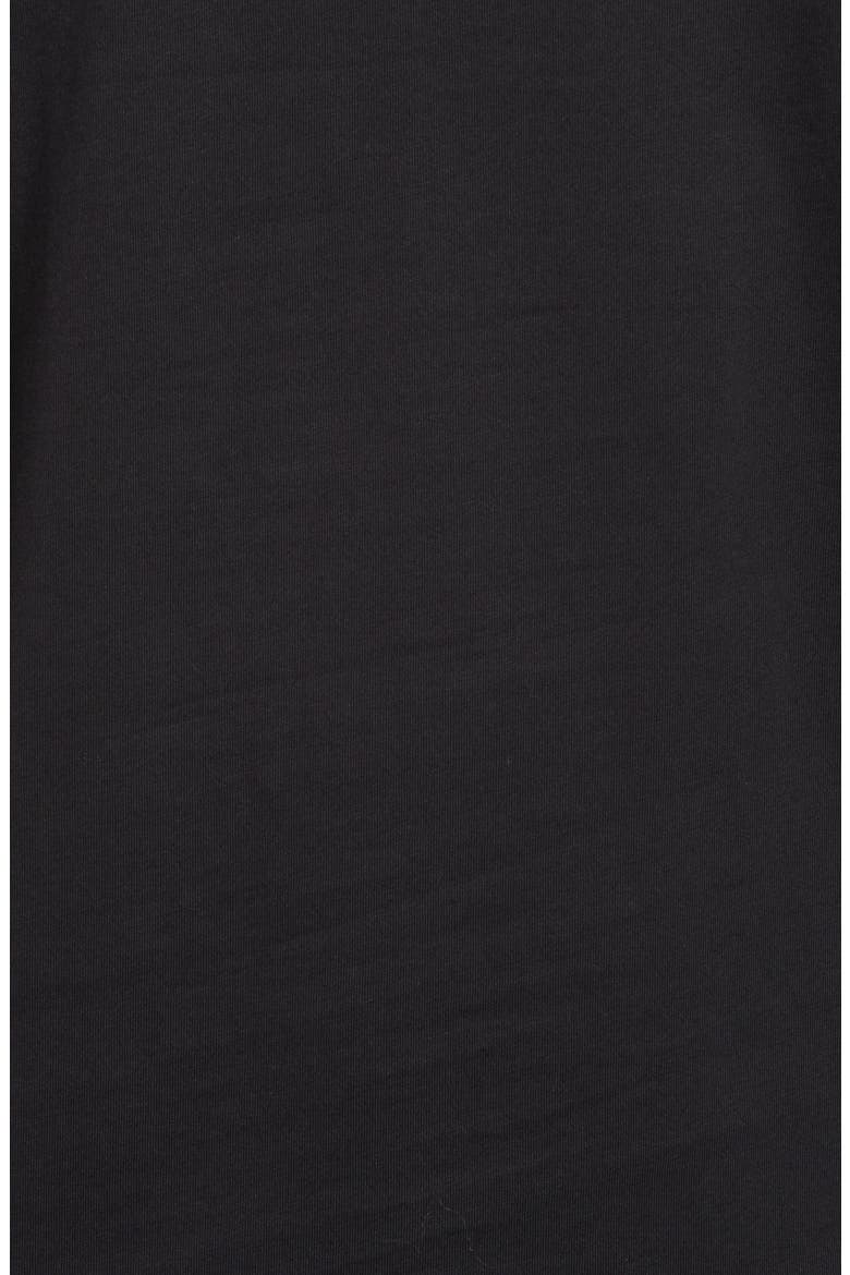Extra Trim Fit Cotton Ringer T-Shirt, Alternate, color, BLACK 2