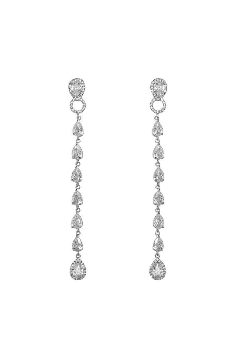 BLACK SUEDE STUDIO Dew Earring, Main, color, Silver