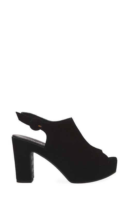 Cordani Tess Slingback Platform Sandal In Black