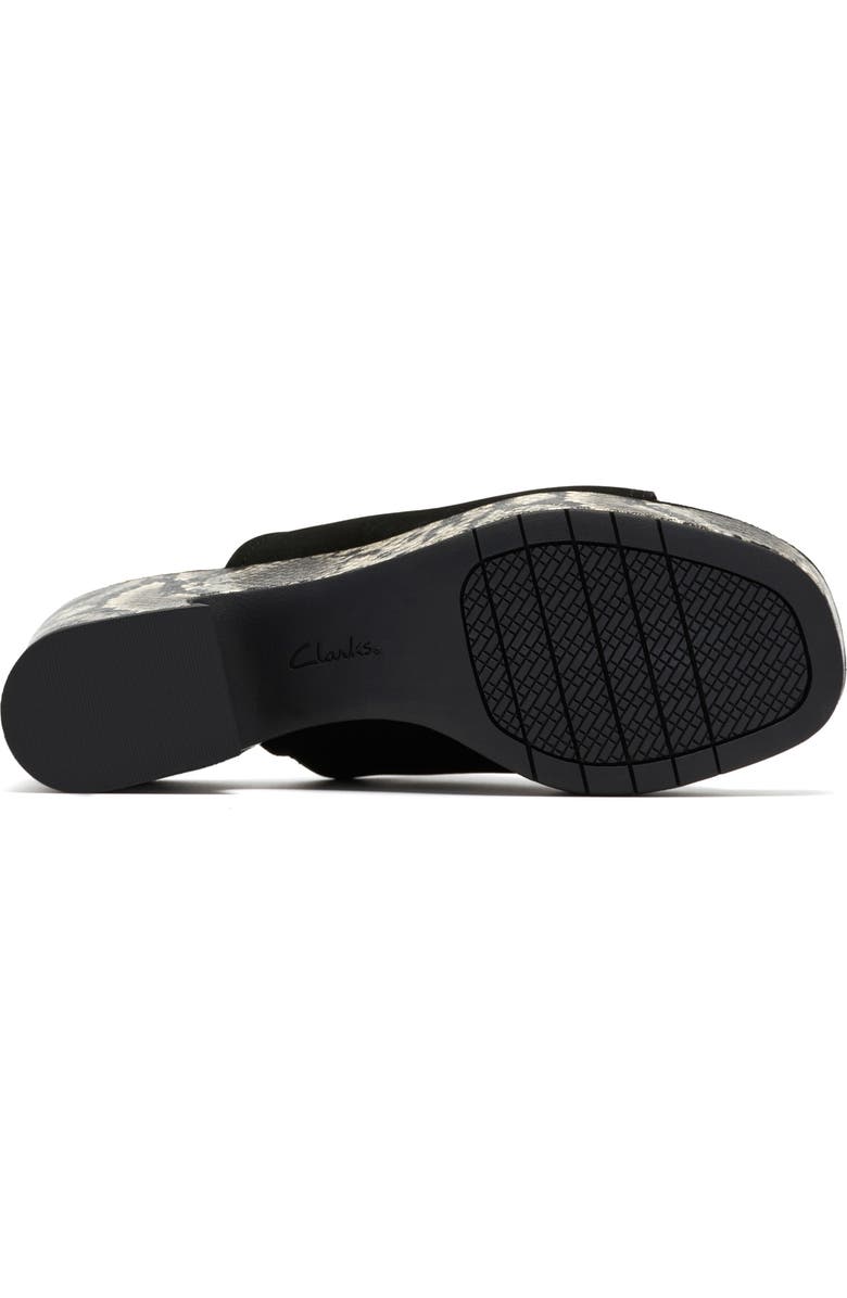 Clarks<sup>®</sup> Nerisa Vine Platform Sandal - Wide Width Available, Alternate, color, Black Interest