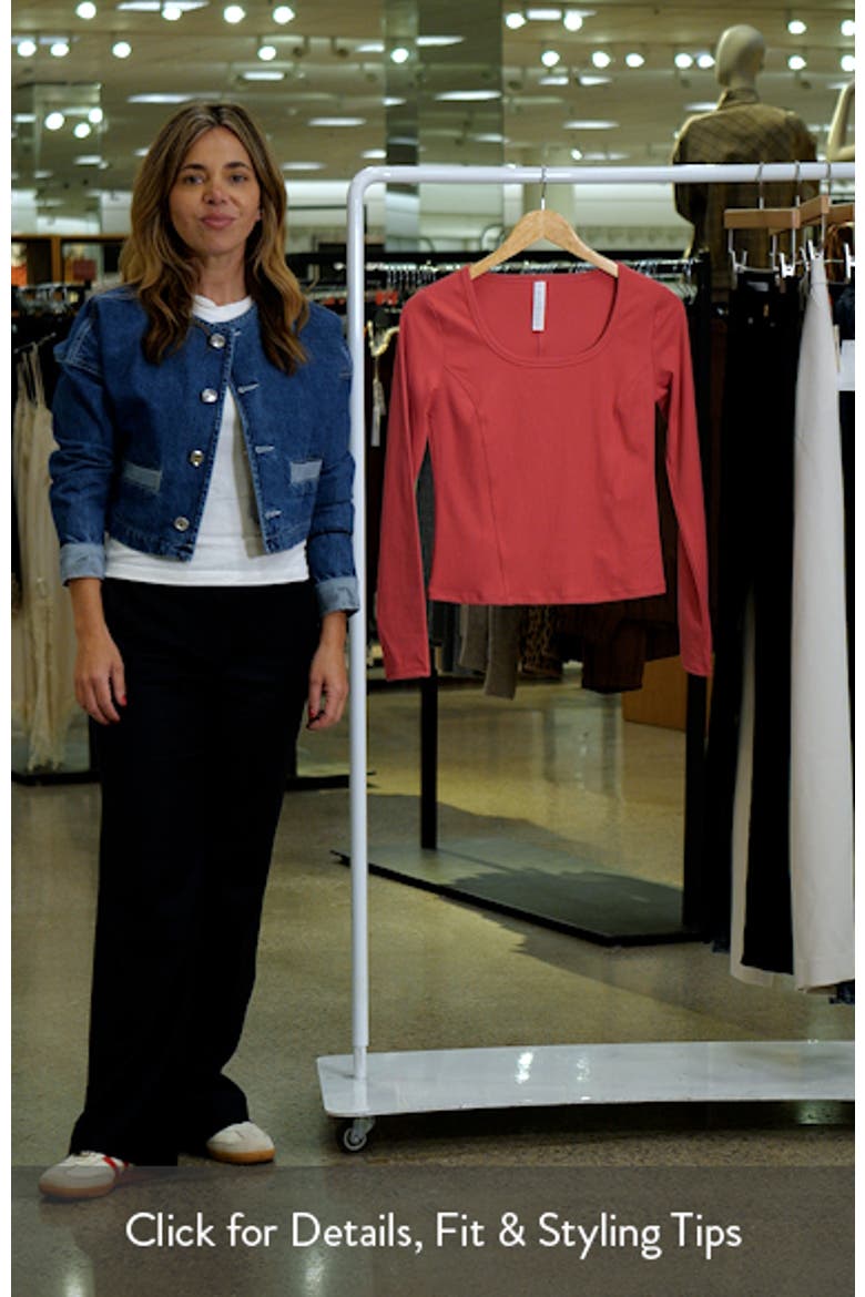 Long Sleeve Rib T-Shirt video